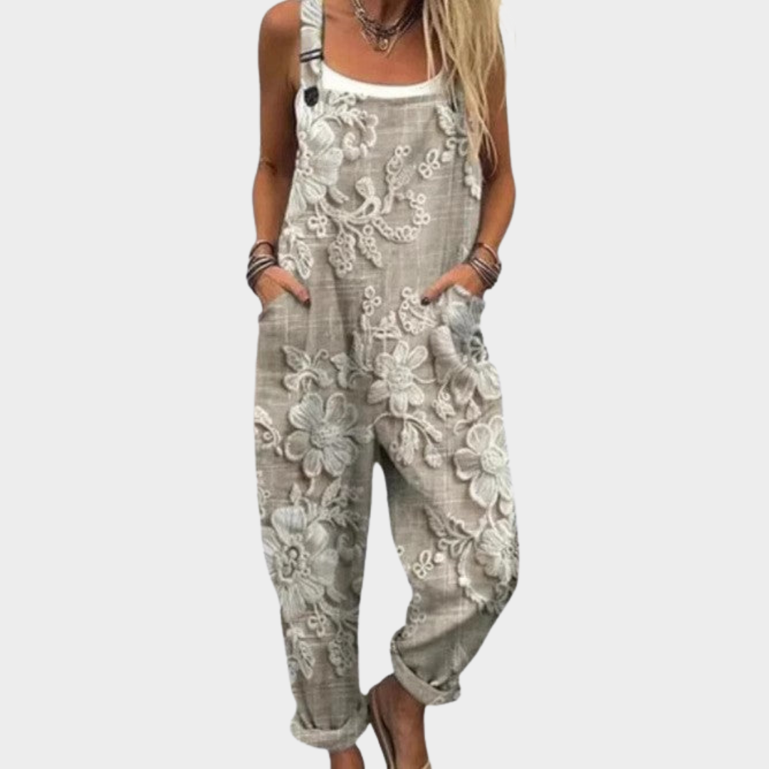 Savannah | Printed Work Jumpsuit