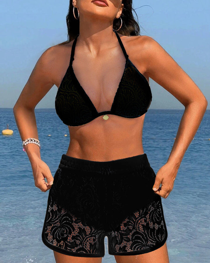 Sofía | Elegant Smooth Lace Bikini