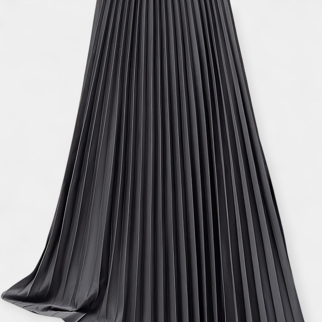 Odette | Satin Pleated Skirt