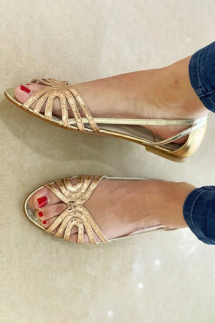 Chelsea | Golden Light Summer Sandals