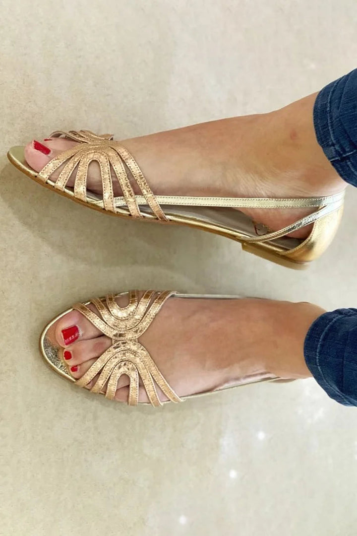 Chelsea | Golden Light Summer Sandals
