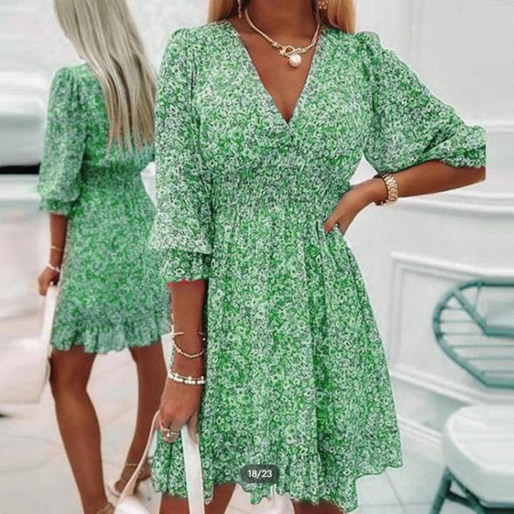 Megan | Elegant Floral Maxi Dress