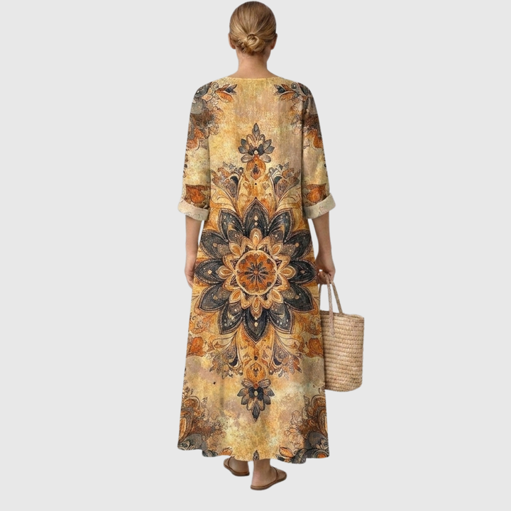 Precious | Floral Dress Natural Elegance