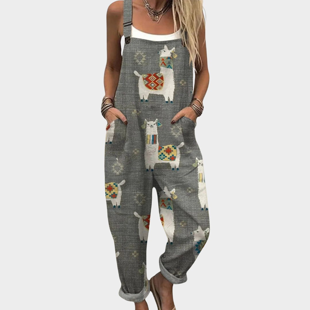 Yolandi | Comfortable Printed Work Overall
