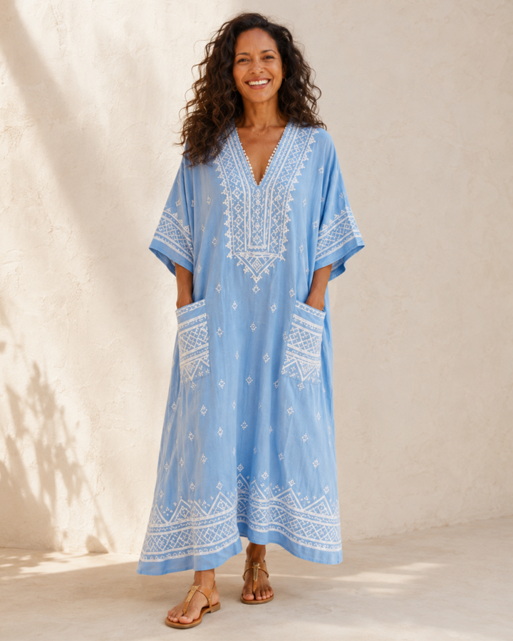 Celeste Ethnic Caftan