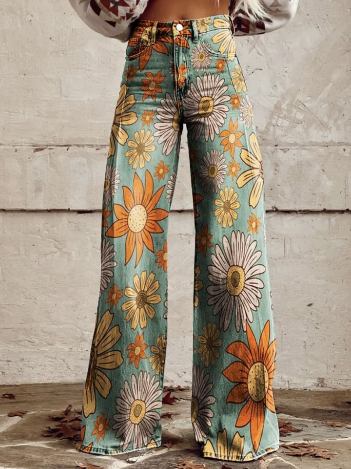 Cirilla | Floral Palazzo Pants
