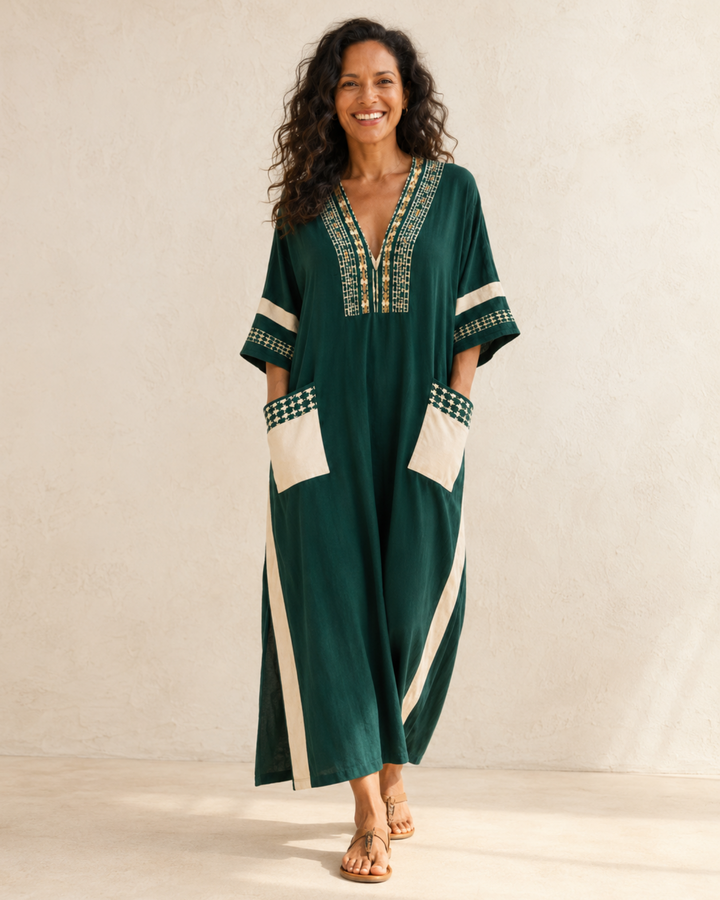 Ethnic Green Caftan