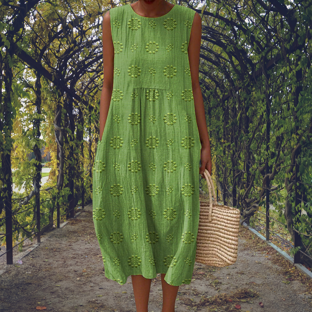 Bianca | Maxi Dress Without Sleeves with Pockets