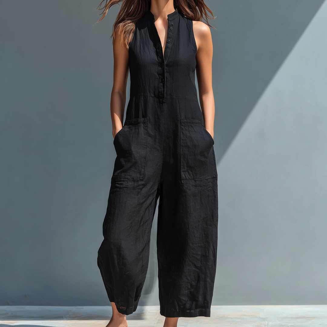Precious | Sleeveless Dress with Mandarin Collar