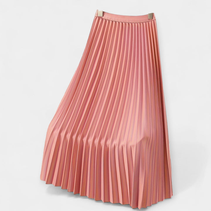 Odette | Satin Pleated Skirt