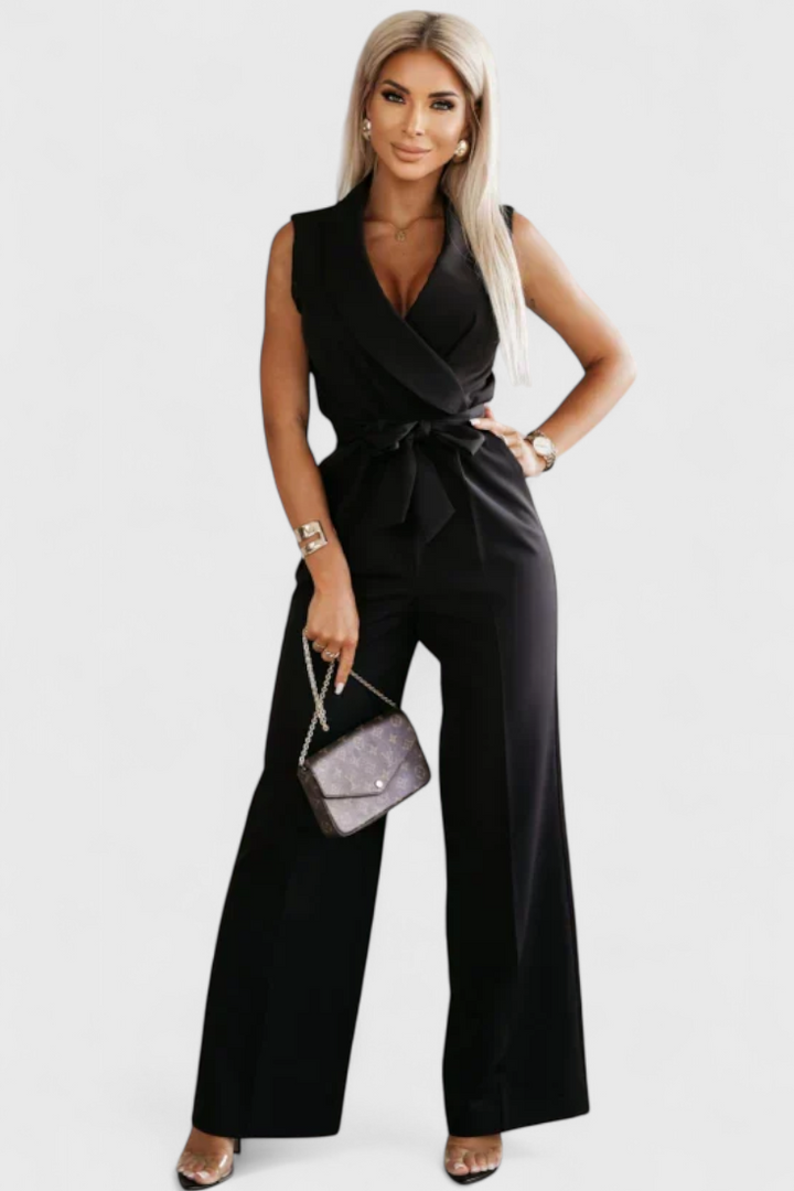 Elegant | Sleeveless Montserrat Mono with Bow and Flowing Fall
