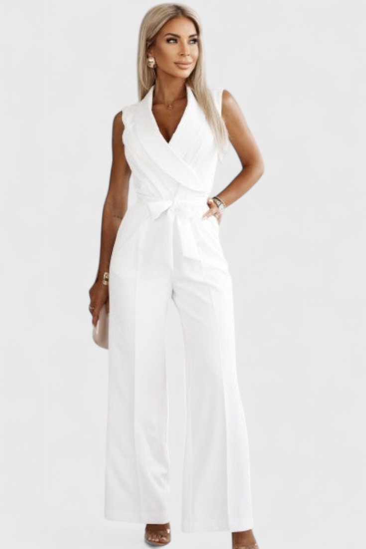Elegant | Sleeveless Montserrat Mono with Bow and Flowing Fall