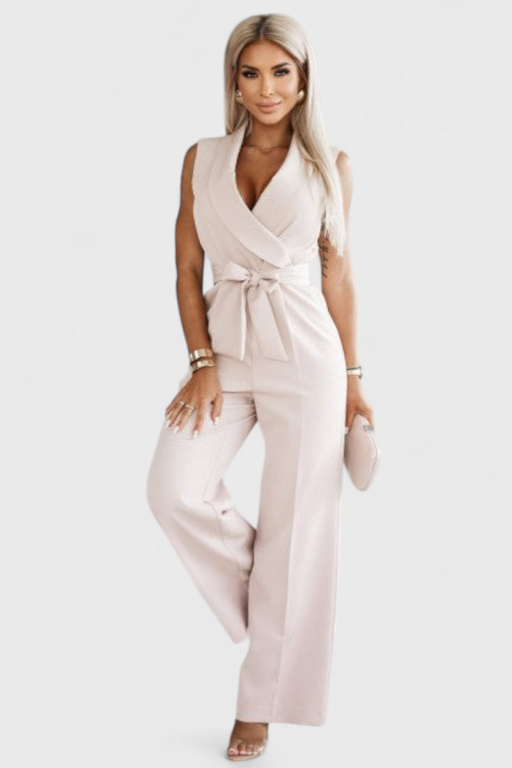Elegant | Sleeveless Montserrat Mono with Bow and Flowing Fall