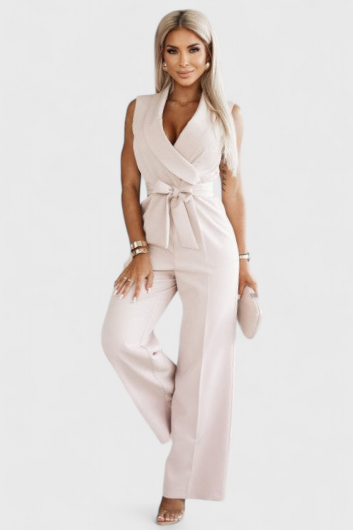 Elegant | Sleeveless Montserrat Mono with Bow and Flowing Fall
