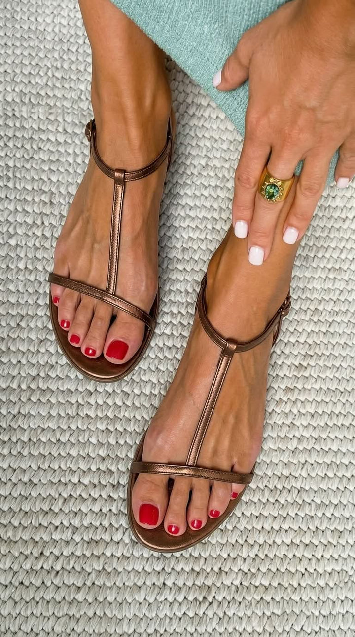 Precious | Golden Spring Sandals