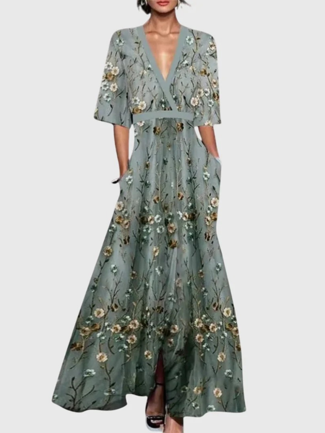 Devon | Elegant Spring Maxi Dress