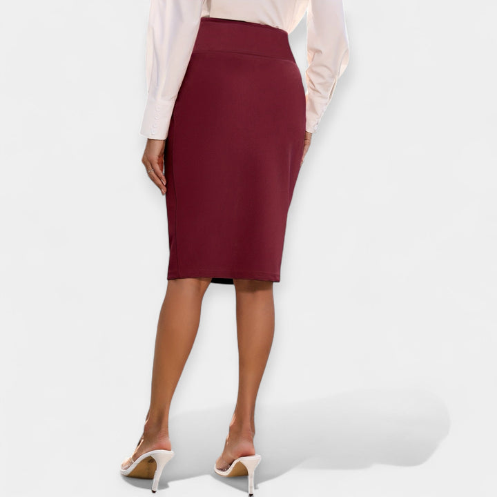 Sasha | High-Waisted Midi Skirt
