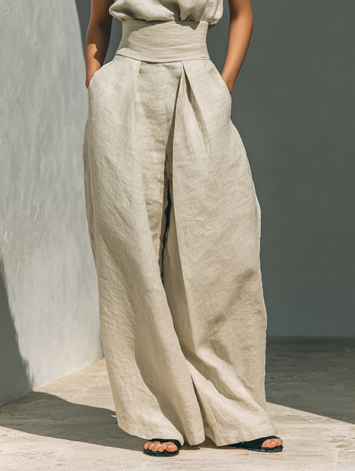 Venancia | Minimalist Set Top and Wide Pants