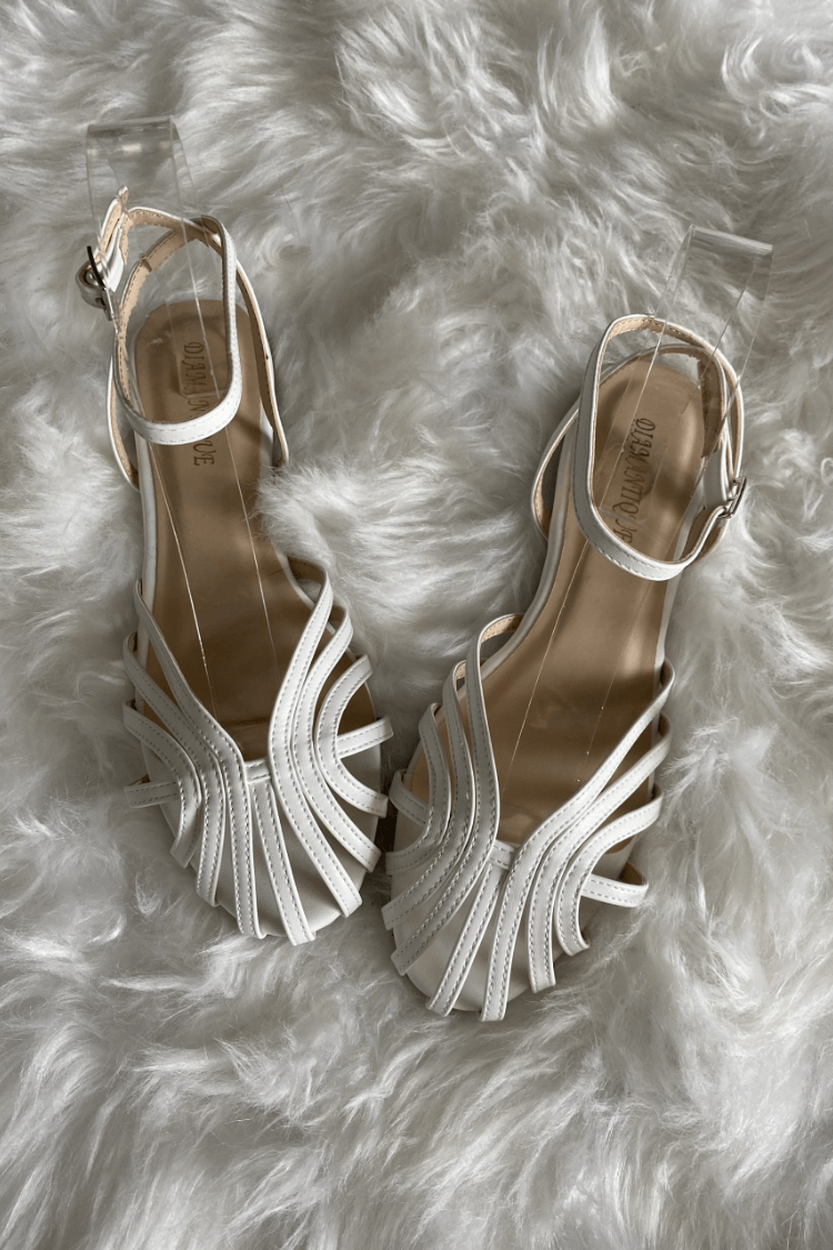 Naledi | Golden Jewelled Sandals