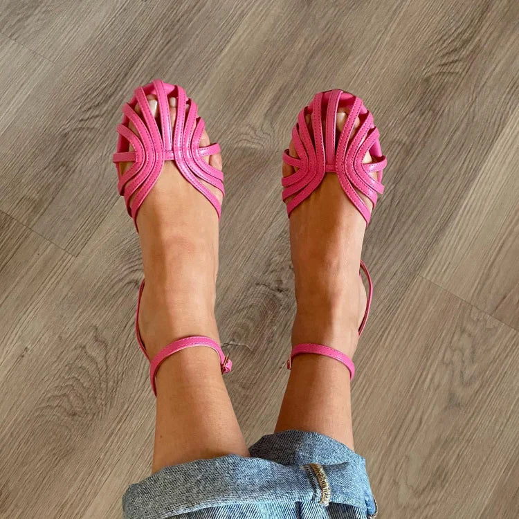 Naledi | Golden Jewelled Sandals