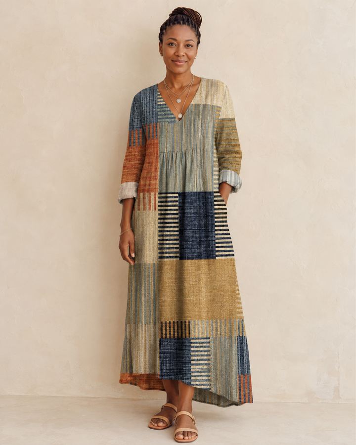 Thandeka | Abstract Printed Dress