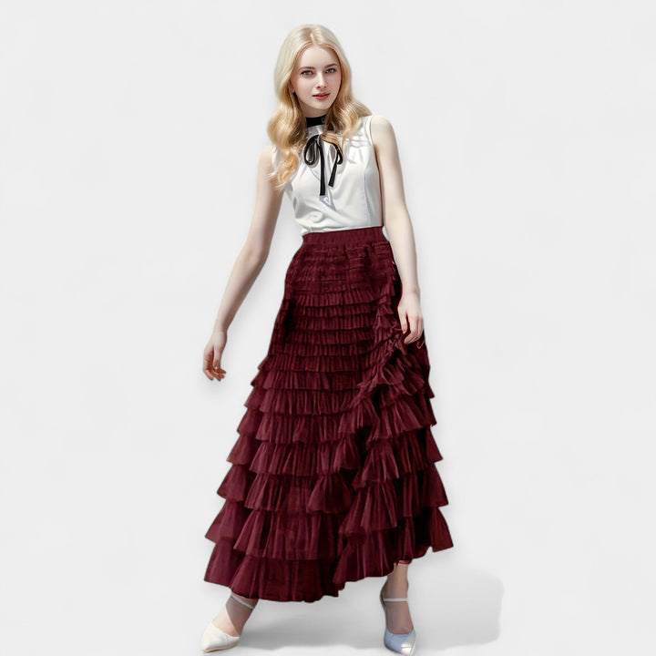 Aurelia | Elegant Skirt with Decorative Tulle Detail