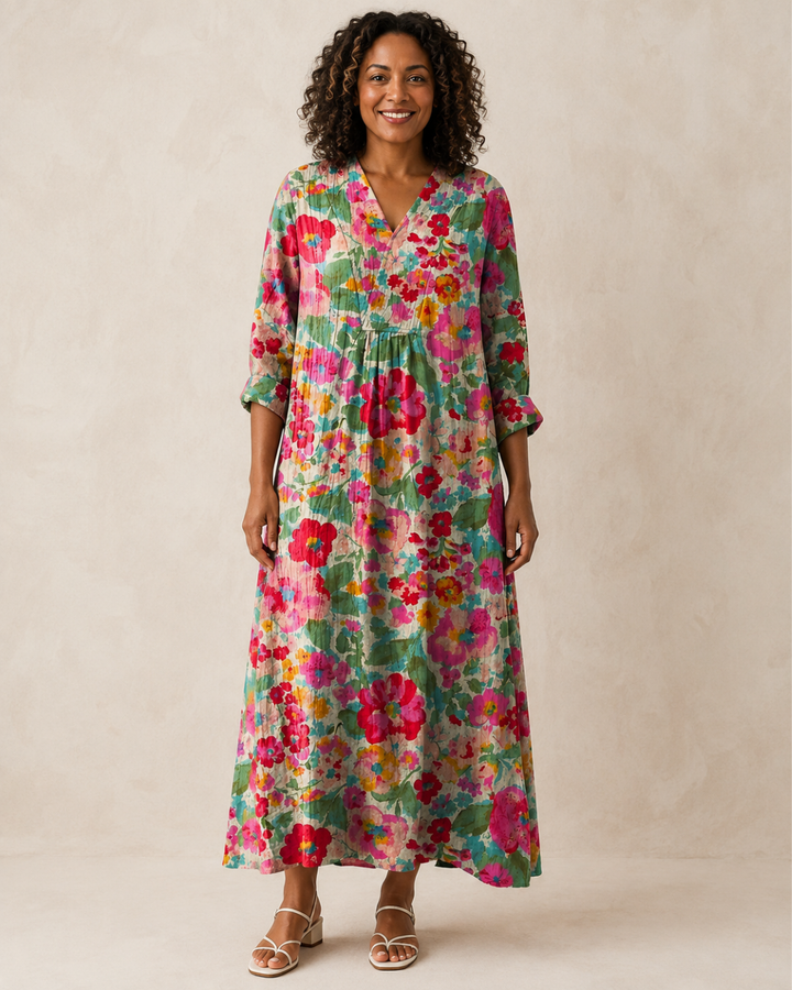 Palesa | Elegant Floral Dress