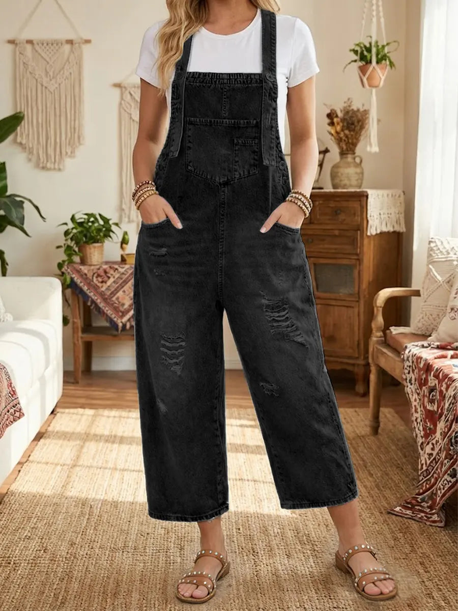 Aurevia | Vintage Look Denim Gardening Overall