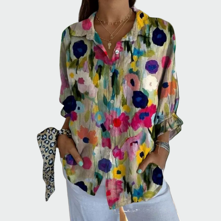 Floral Print Style Shirt