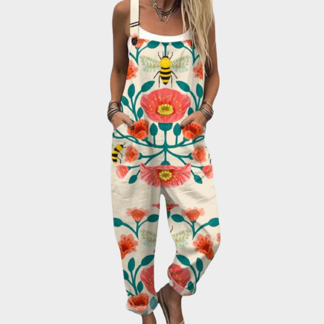 Anriette | Printed Work Jumpsuit