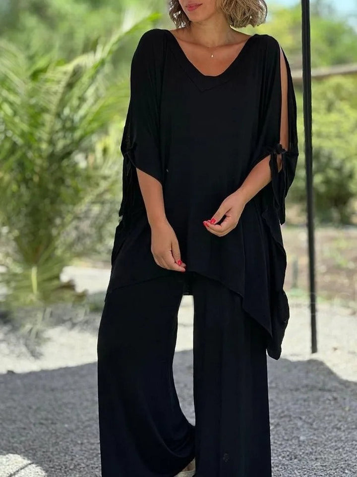 Ursula | Open Shoulder Tunic and Pants Set