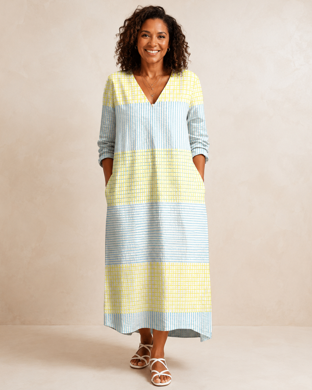 Devon | Natural Elegance Linen Dress