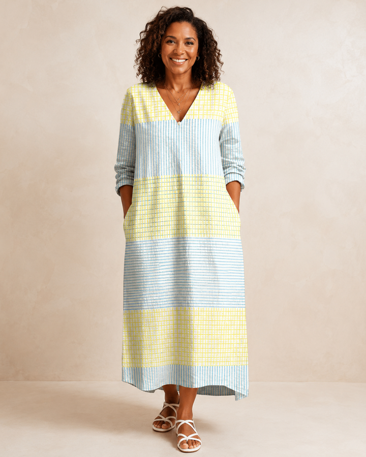 Devon | Natural Elegance Linen Dress