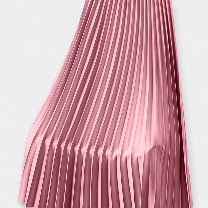 Odette | Satin Pleated Skirt