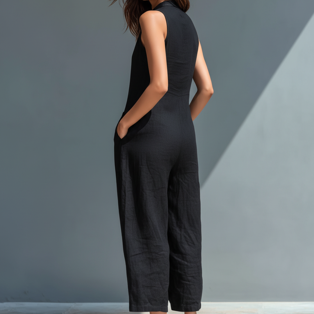 Precious | Sleeveless Dress with Mandarin Collar