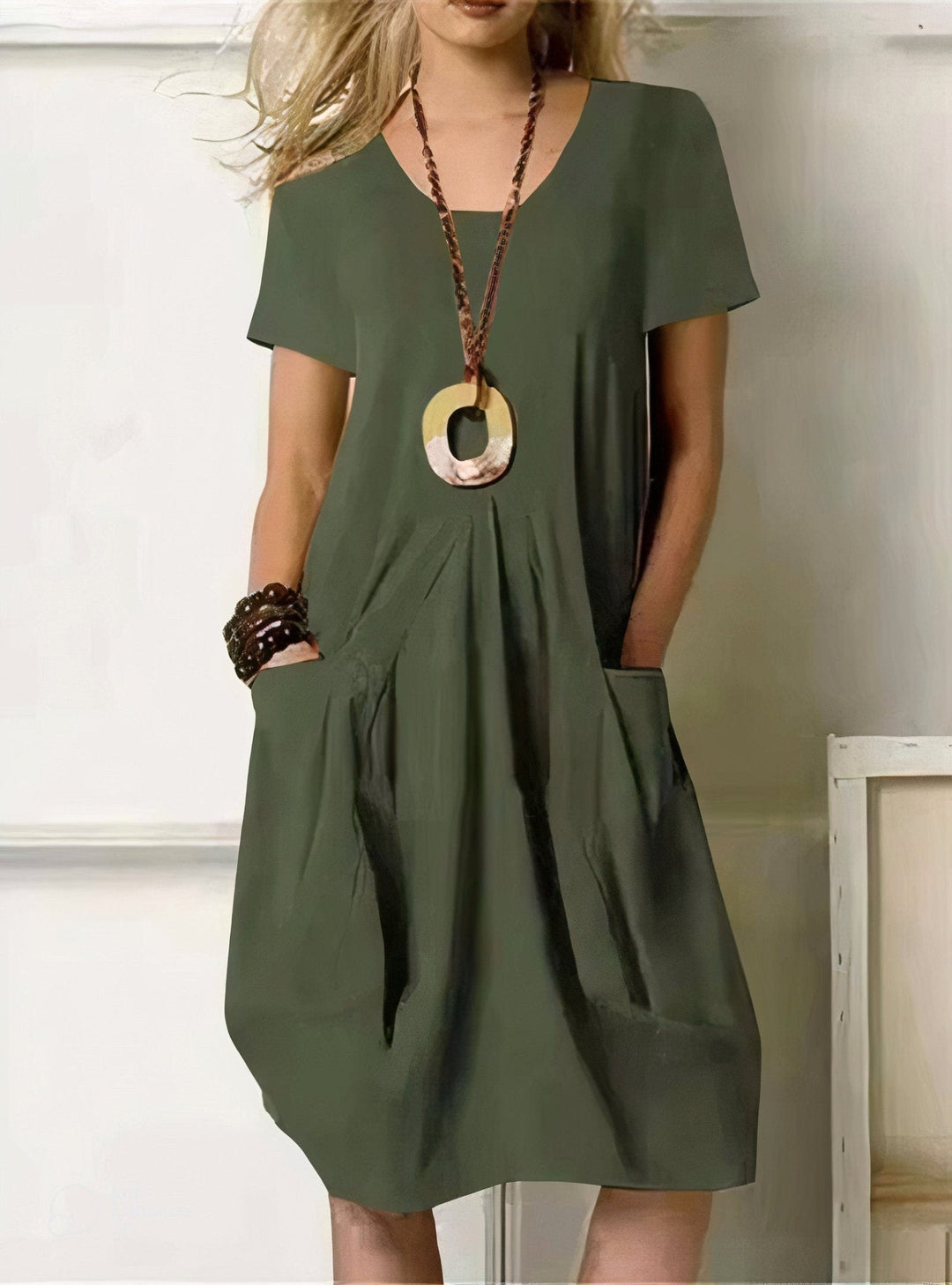Faith | Casual Maxi Dress with Fluid Fit