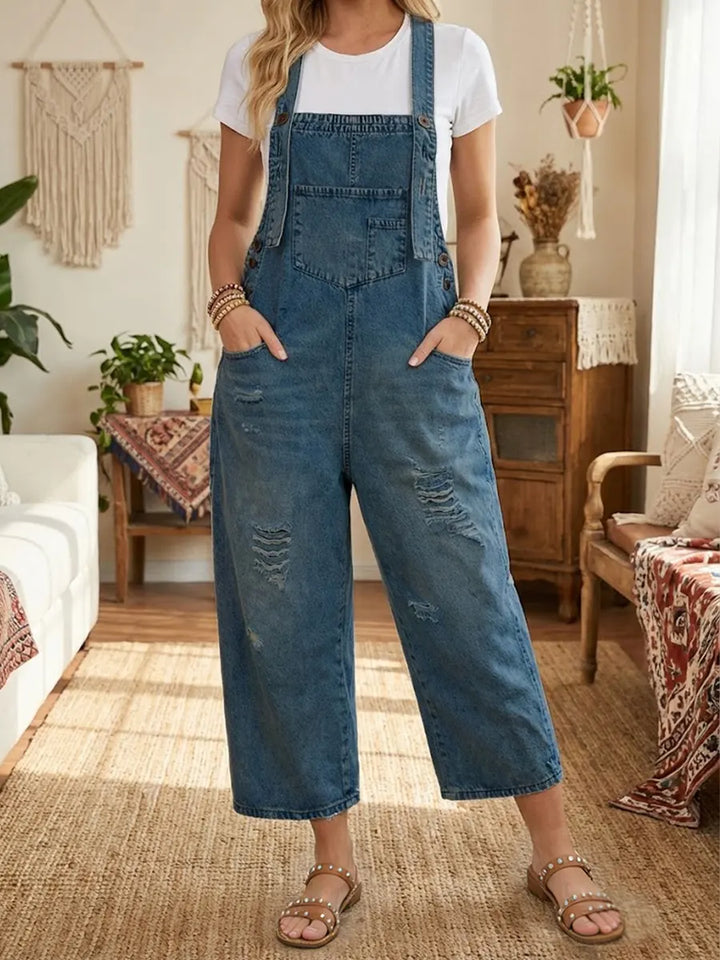 Aurevia | Vintage Look Denim Gardening Overall