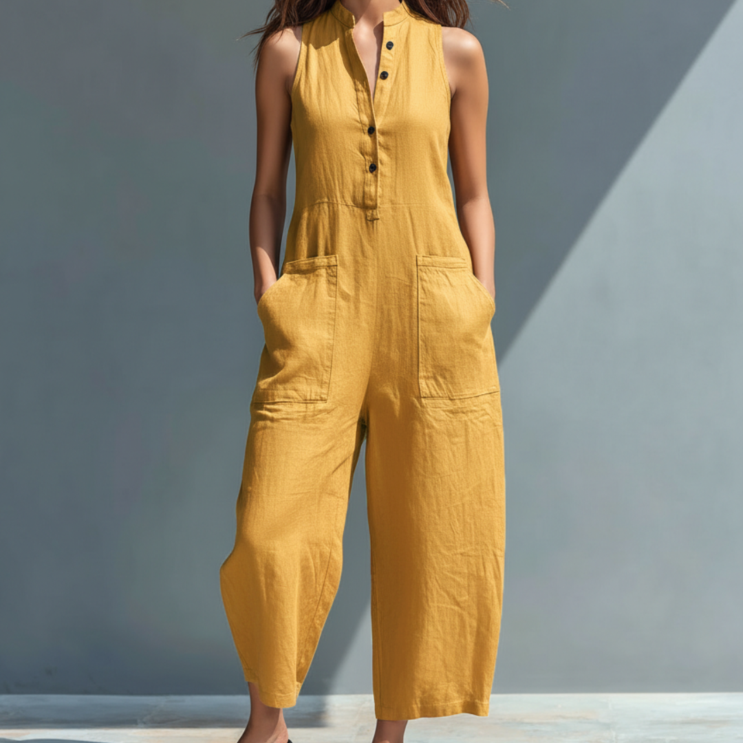 Precious | Sleeveless Dress with Mandarin Collar
