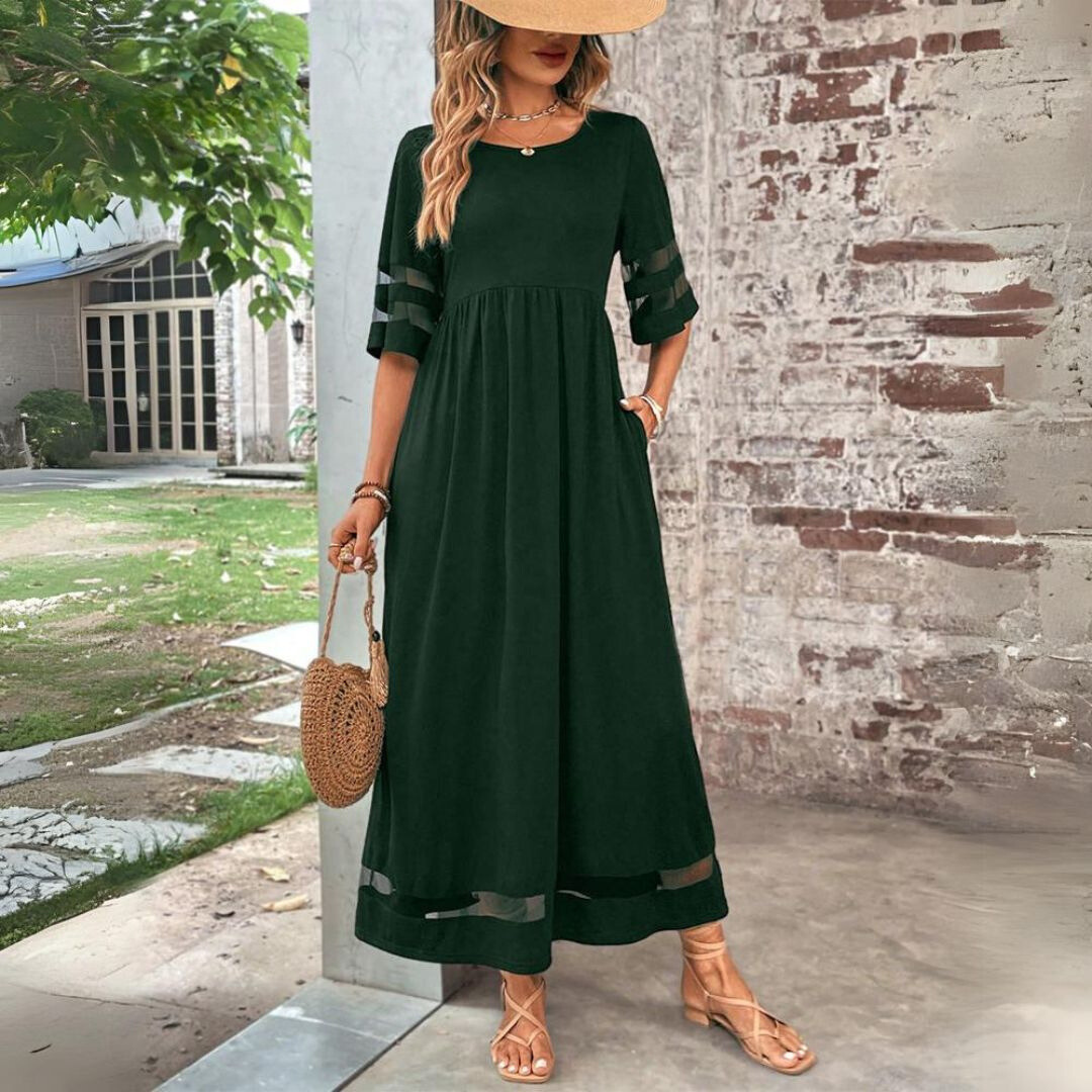Naledi | Elegant Silhouette Maxi Dress