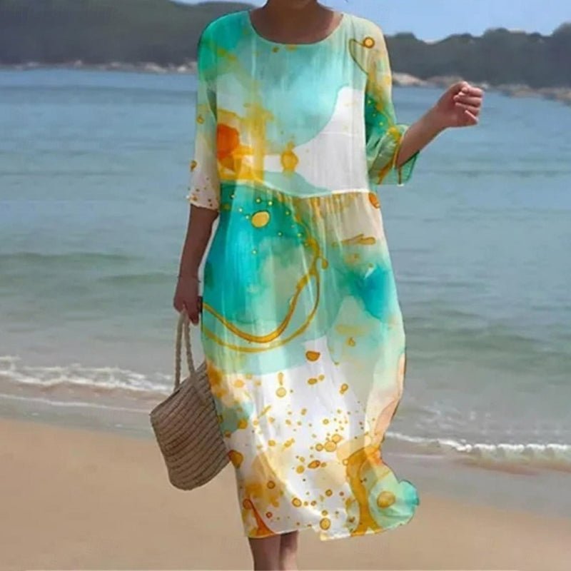 Kelsey | Maxi Dress Floral at Sunset