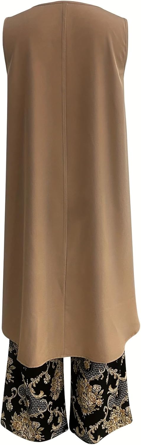 Transit | Boho Tunic and Wide Leg Pants Set