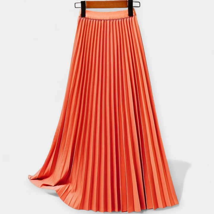 Odette | Satin Pleated Skirt