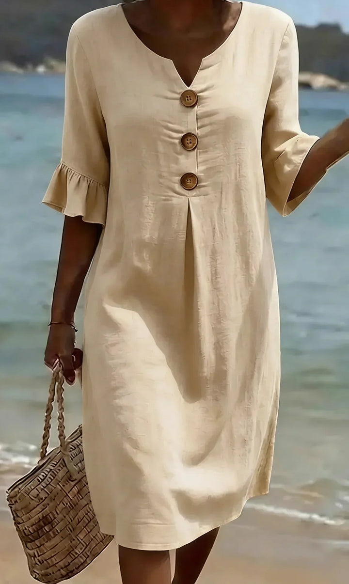 Chanté | Long Sleeve Textured Dress