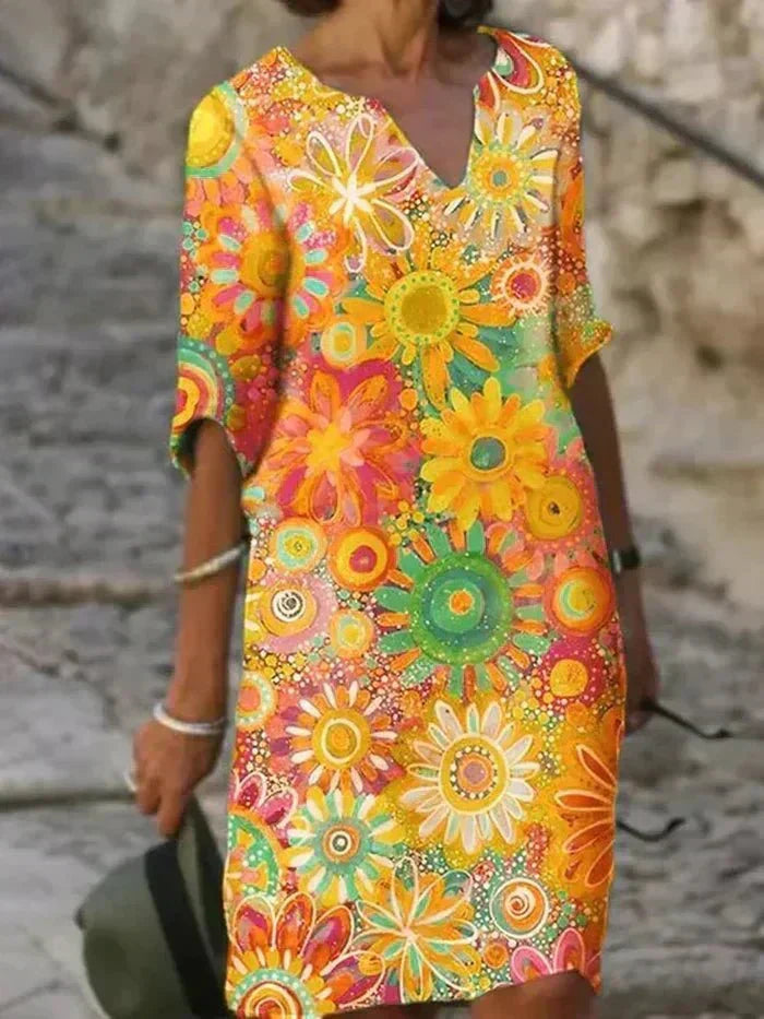 Palesa | Vibrant Floral Maxi Dress