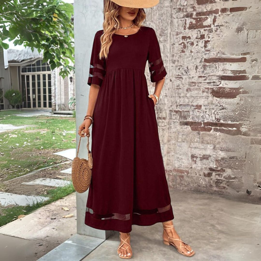 Naledi | Elegant Silhouette Maxi Dress