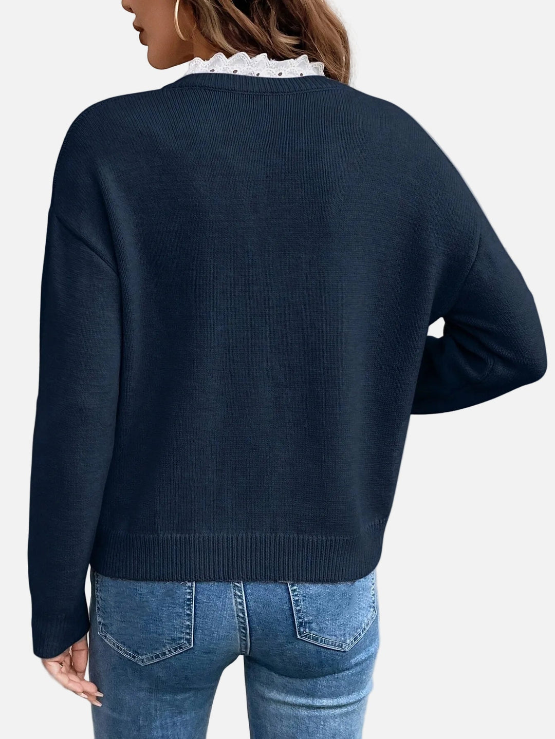 Nora | Sweater with Lace