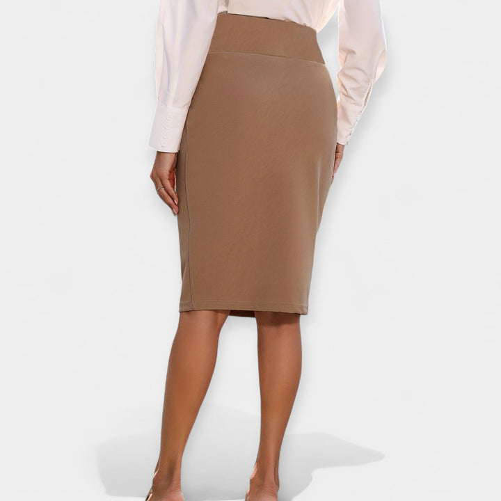 Sasha | High-Waisted Midi Skirt