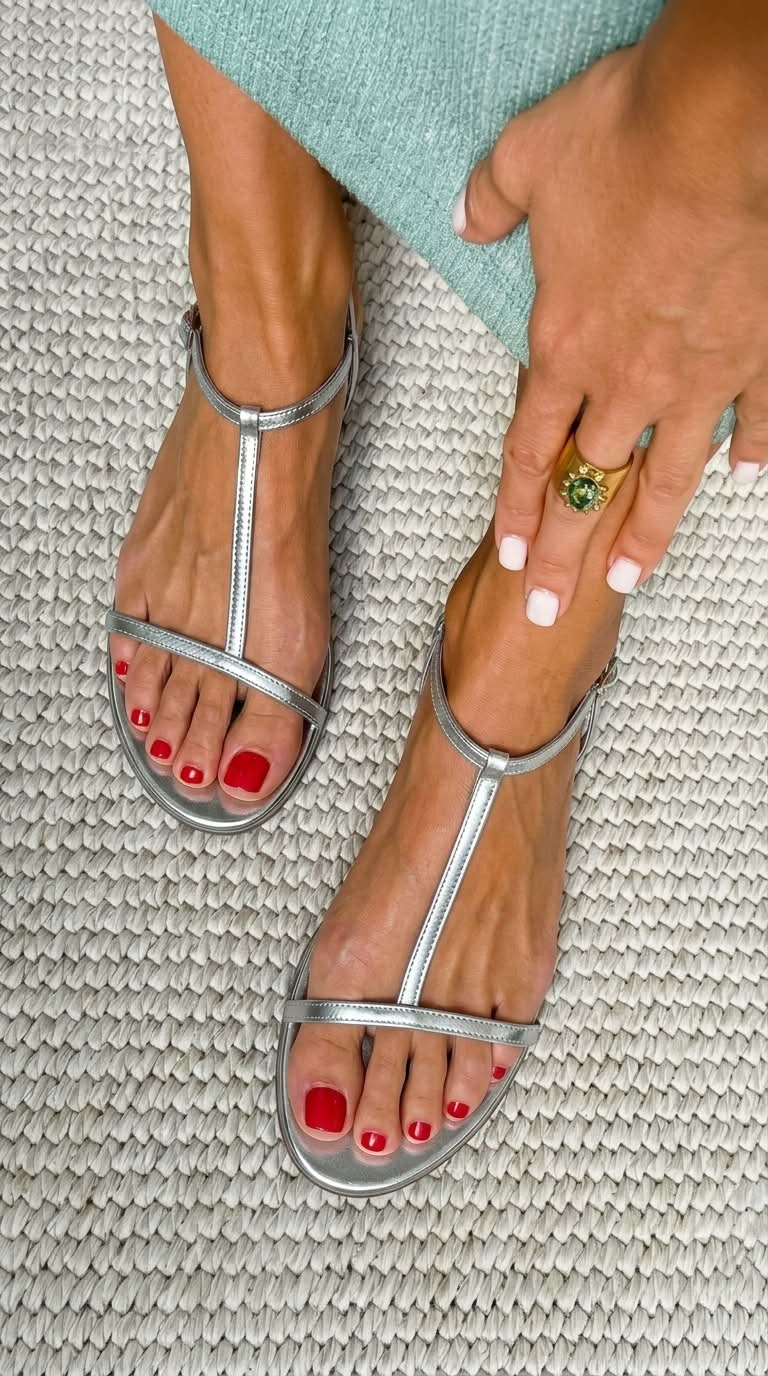 Precious | Golden Spring Sandals
