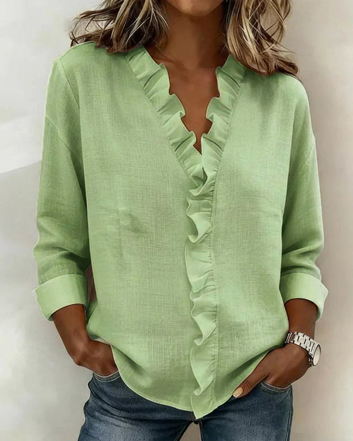 Martina - Ruffled Blouse