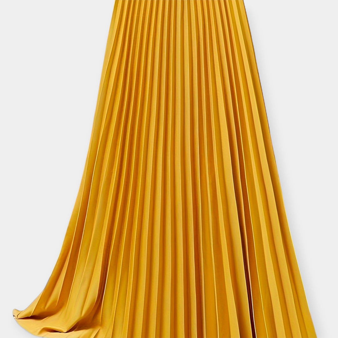 Odette | Satin Pleated Skirt